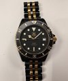 Gents  Tag Heuer black coral II divers 1000 black and fggold circa 1986 model  980.029N | �950